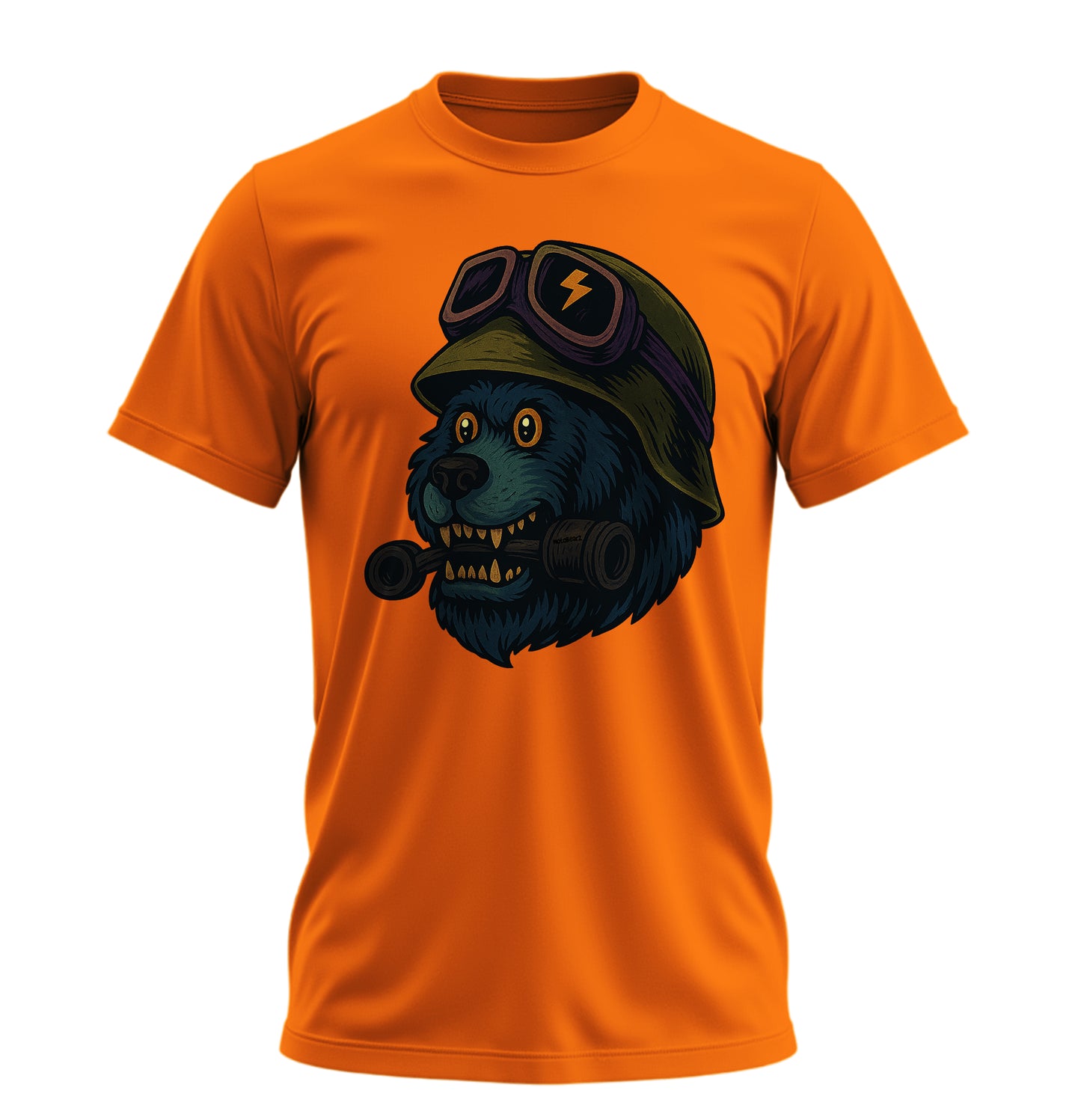 Crazy BearZ - 10 Farklı Renk - Unisex Rahat Kalıp Baskılı Tişört - BearZ Collection