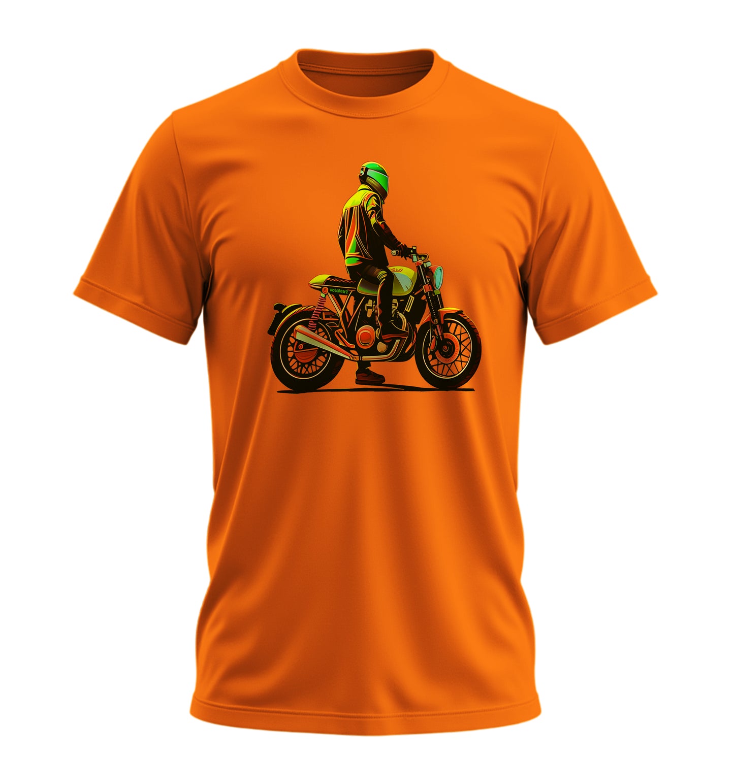 Neon Rider - 10 Farklı Renk - Unisex Rahat Kalıp Baskılı Tişört - Moto Garage Collection