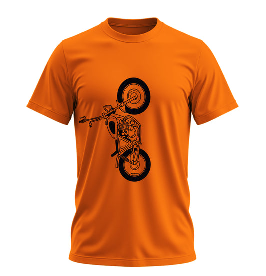 The Classic Steel Nomad  - 10 Farklı Renk - Unisex Rahat Kalıp Baskılı Tişört - Moto Garage Collection