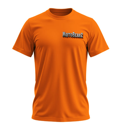 MotoBearZ Concrete - 10 Farklı Renk - Unisex Rahat Kalıp Baskılı Tişört - Regular Tişört Collection