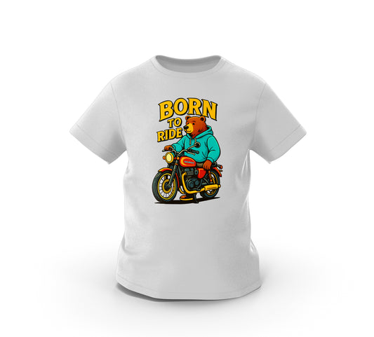 Born to Ride - MotoBearZ Çocuk Tişörtü – Minik Motorculara Özel Tasarım