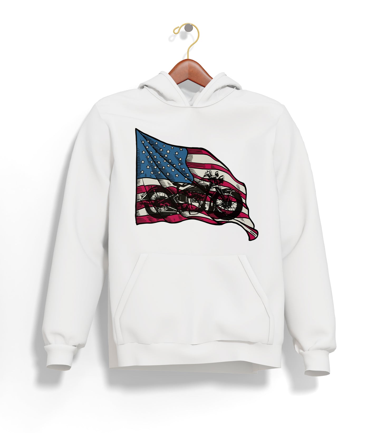 American Chopper Hoodie – Şardonlu Kalın Unisex Motosiklet Kapüşonlu Sweatshirt - Hoodie Collection