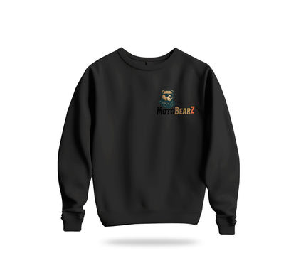 MotoBearZ Classic Sweatshirt Baskılı Bisiklet Yaka – Unisex Sweat Collection