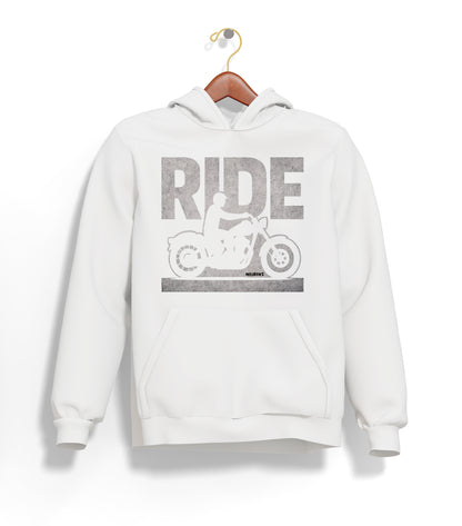 Ride Hoodie – Şardonlu Kalın Unisex Motosiklet Kapüşonlu Sweatshirt - Hoodie Collection