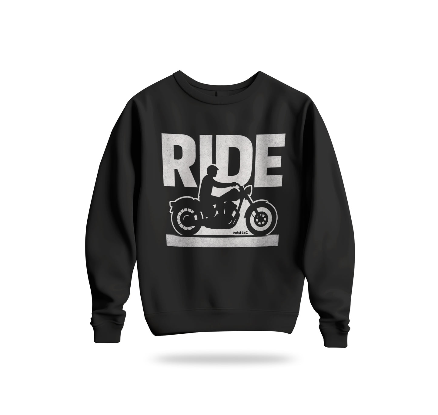Ride Sweatshirt Baskılı Bisiklet Yaka – Unisex Sweat Collection