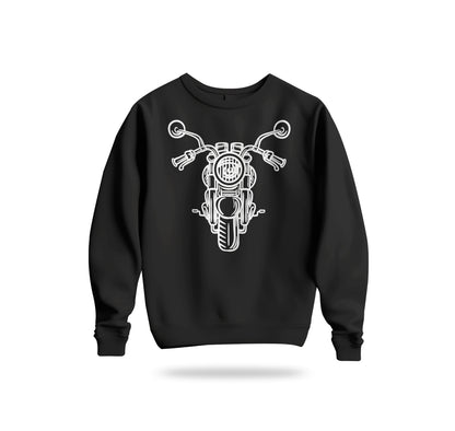 The Classic Ghost Piston Chopper Sweatshirt Baskılı Bisiklet Yaka – Unisex Sweat Collection