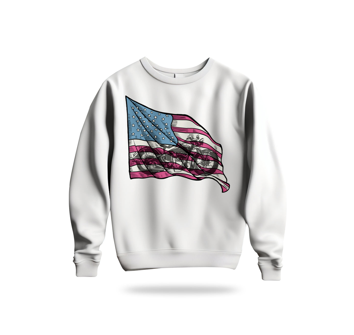 American Chopper Sweatshirt Baskılı Bisiklet Yaka – Unisex Sweat Collection