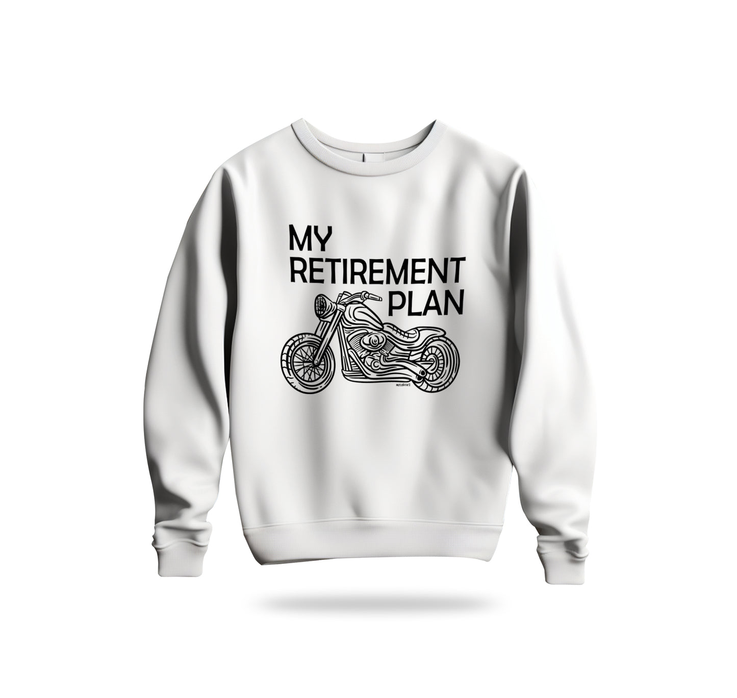 Benim Emeklilik Planım - My Retirement Plan Sweatshirt Baskılı Bisiklet Yaka – Unisex Sweat Collection