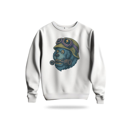 Crazy BearZ Sweatshirt Baskılı Bisiklet Yaka – Unisex Sweat Collection