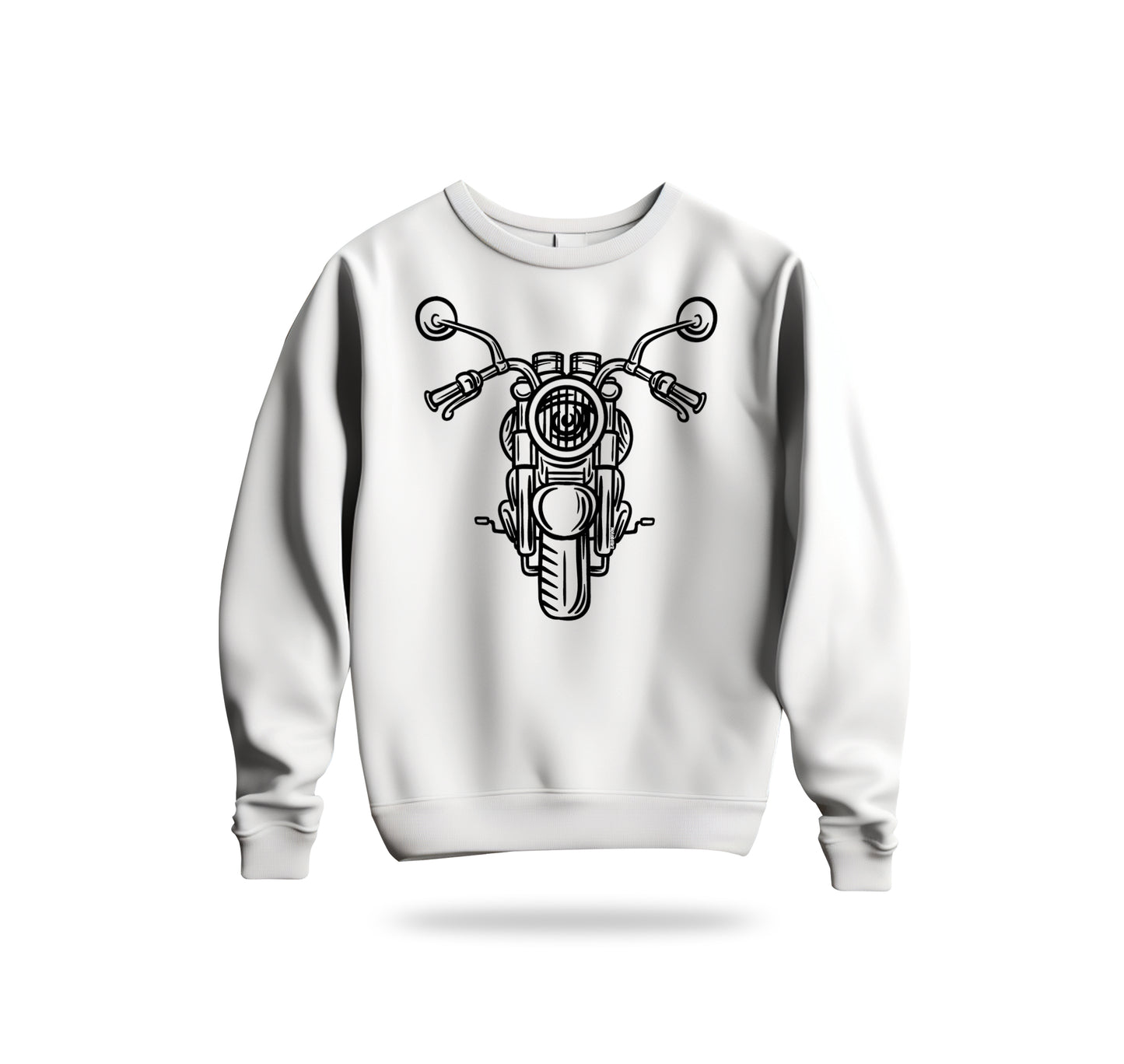 The Classic Ghost Piston Chopper Sweatshirt Baskılı Bisiklet Yaka – Unisex Sweat Collection
