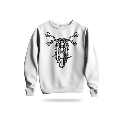 The Classic Ghost Piston Chopper Sweatshirt Baskılı Bisiklet Yaka – Unisex Sweat Collection