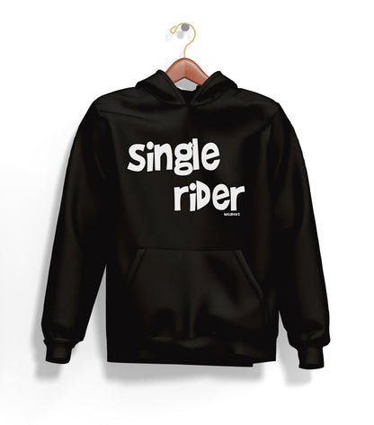 Single Rider Hoodie – Şardonlu Kalın Unisex Motosiklet Kapüşonlu Sweatshirt - Hoodie Collection