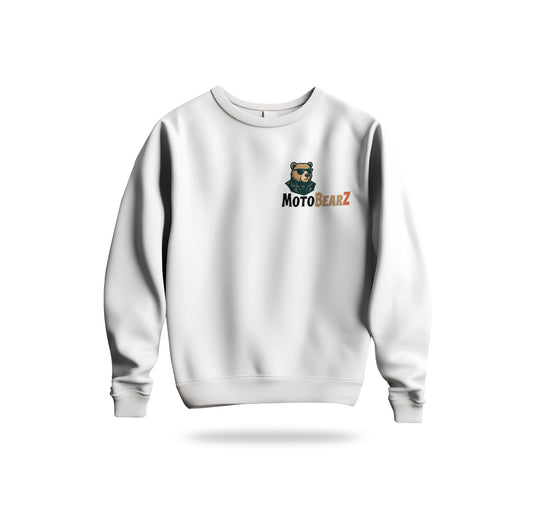 MotoBearZ Classic Sweatshirt Baskılı Bisiklet Yaka – Unisex Sweat Collection