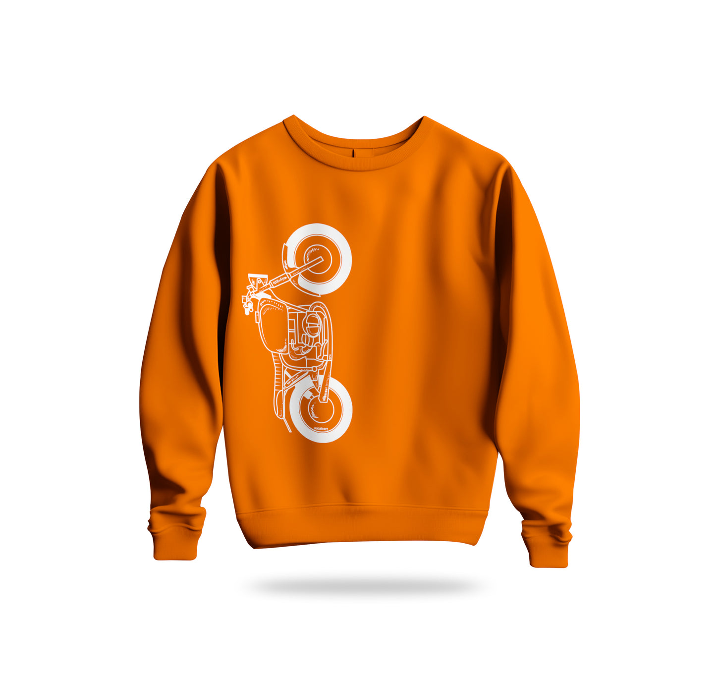 The Classic Crimson Vulture Chopper Sweatshirt Baskılı Bisiklet Yaka – Unisex Sweat Collection