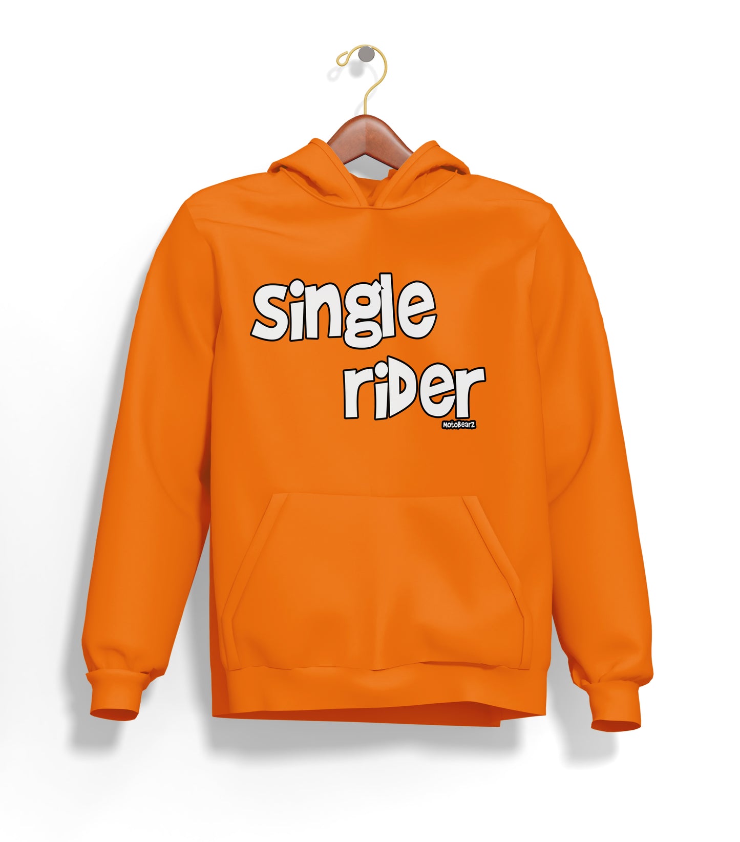 Single Rider Hoodie – Şardonlu Kalın Unisex Motosiklet Kapüşonlu Sweatshirt - Hoodie Collection