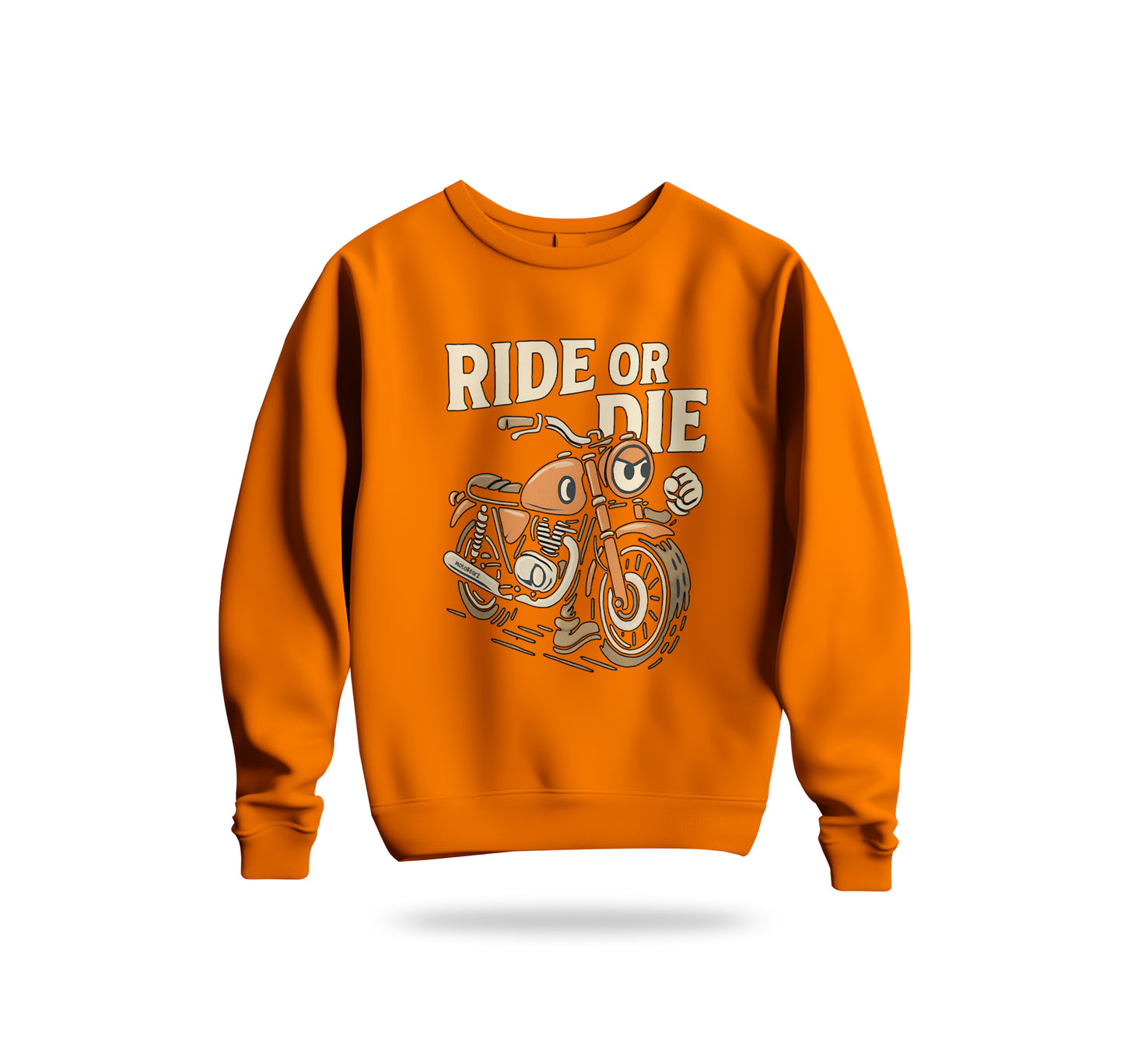 Ride or Die Sweatshirt Baskılı Bisiklet Yaka – Unisex Sweat Collection