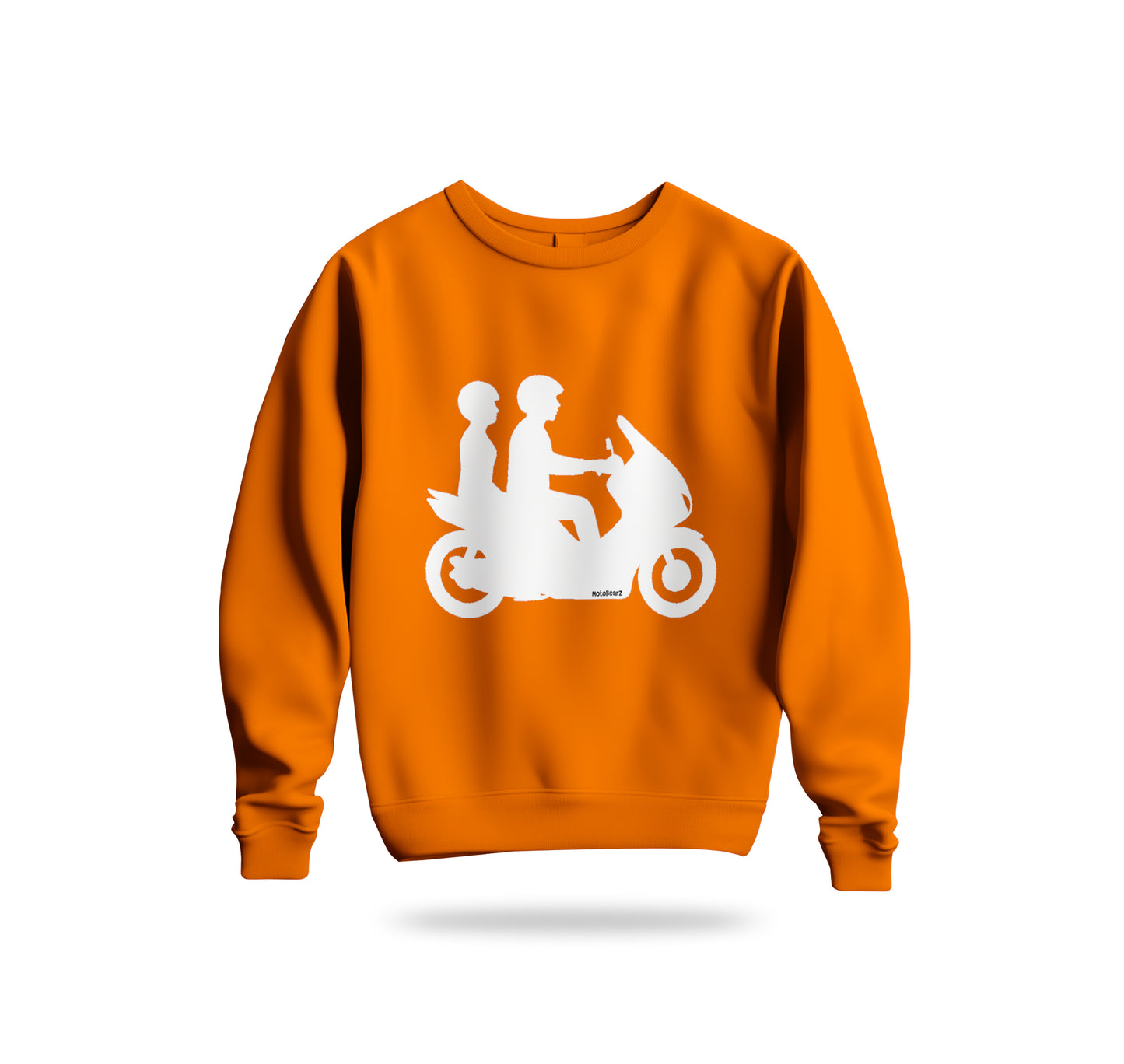 Double Riders Sweatshirt Baskılı Bisiklet Yaka – Unisex Sweat Collection