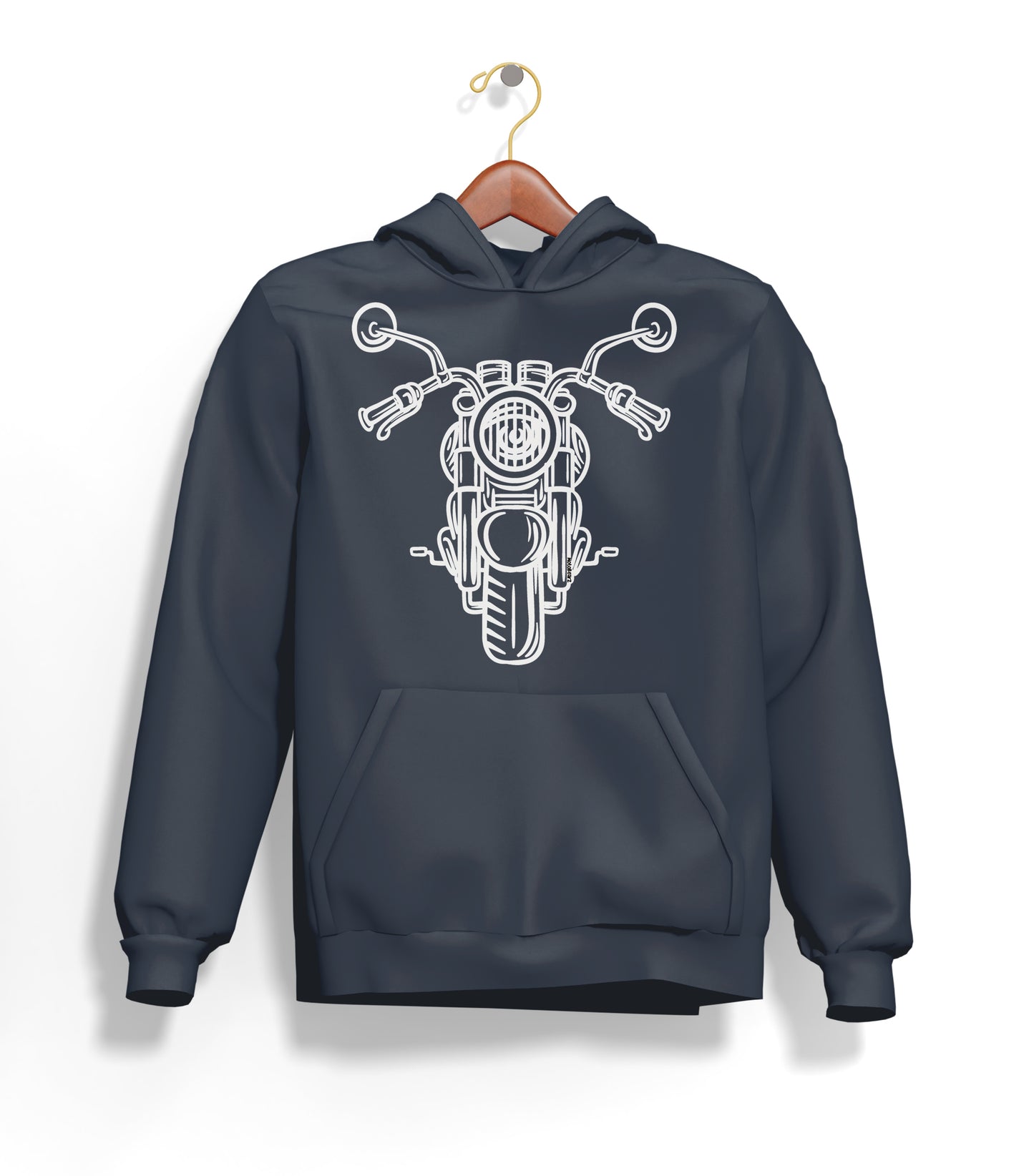 The Classic Ghost Piston Hoodie – Şardonlu Kalın Unisex Motosiklet Kapüşonlu Sweatshirt - Hoodie Collection