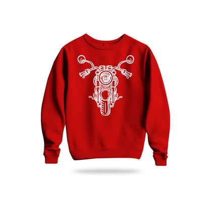 The Classic Ghost Piston Chopper Sweatshirt Baskılı Bisiklet Yaka – Unisex Sweat Collection