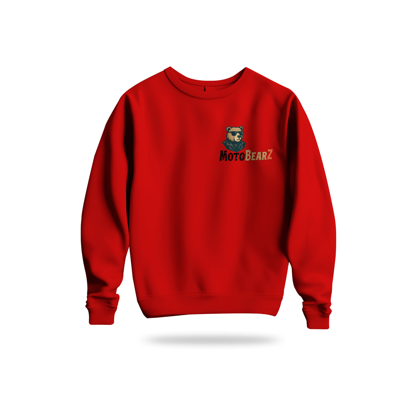 MotoBearZ Classic Sweatshirt Baskılı Bisiklet Yaka – Unisex Sweat Collection