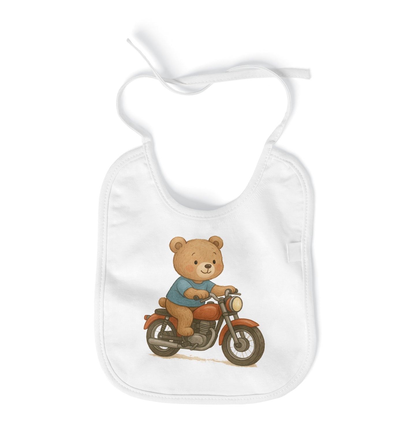 Soft Baby BearZ Rider MotoBearZ Bebek Önlüğü – Tarz Sahibi Minikler İçin - Leke Tutmaz Yumuşak Kumaş