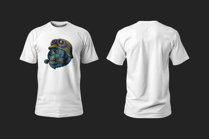 Crazy BearZ - 10 Farklı Renk - Unisex Rahat Kalıp Baskılı Tişört - BearZ Collection