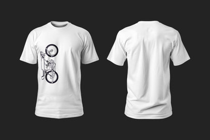 The Classic Iron Howl  - 10 Farklı Renk - Unisex Rahat Kalıp Baskılı Tişört - Moto Garage Collection