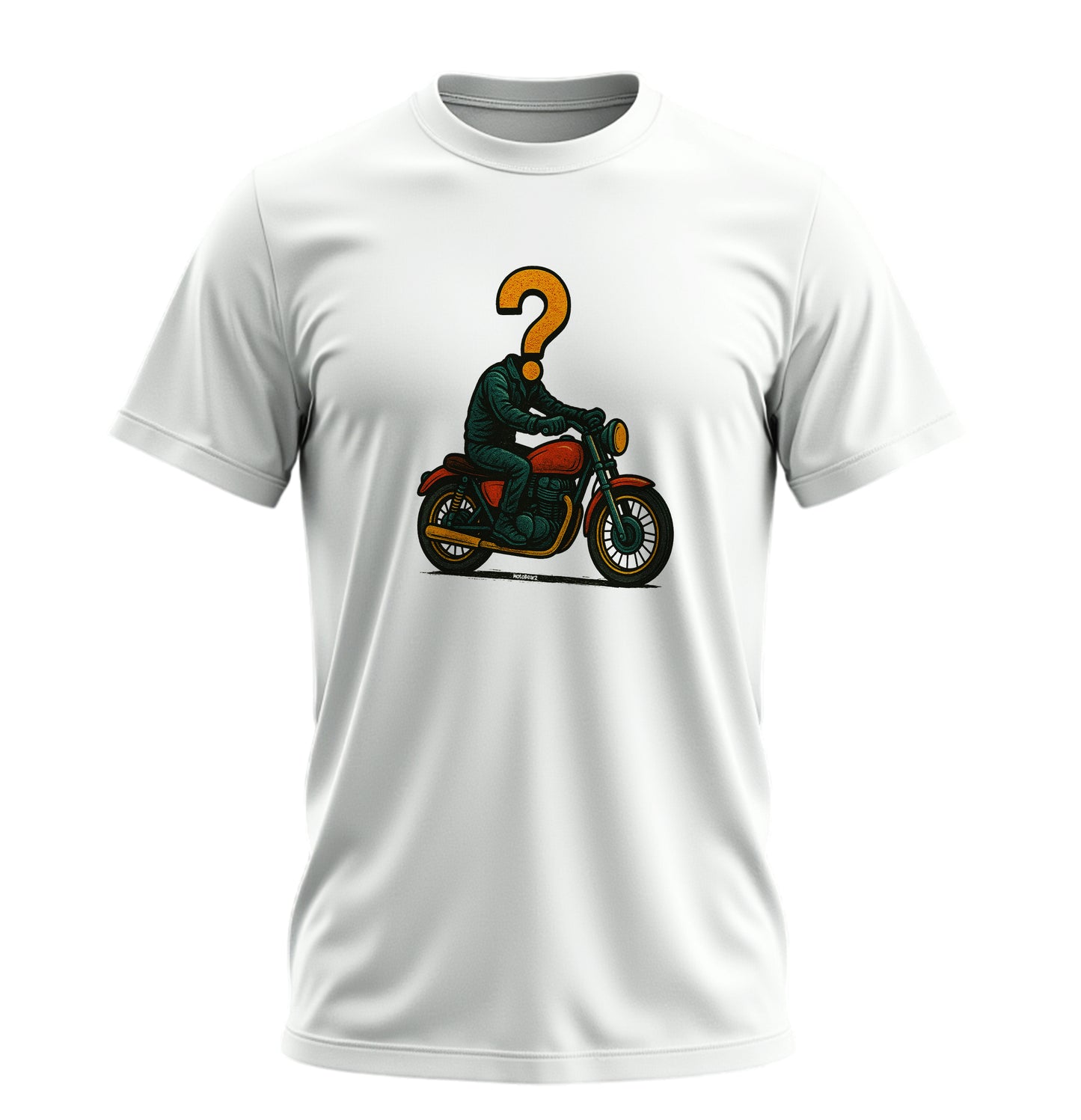 Düşünceli Motorcu Motosiklet - 10 Farklı Renk - Unisex Rahat Kalıp Baskılı Tişört - Moto Garage Collection