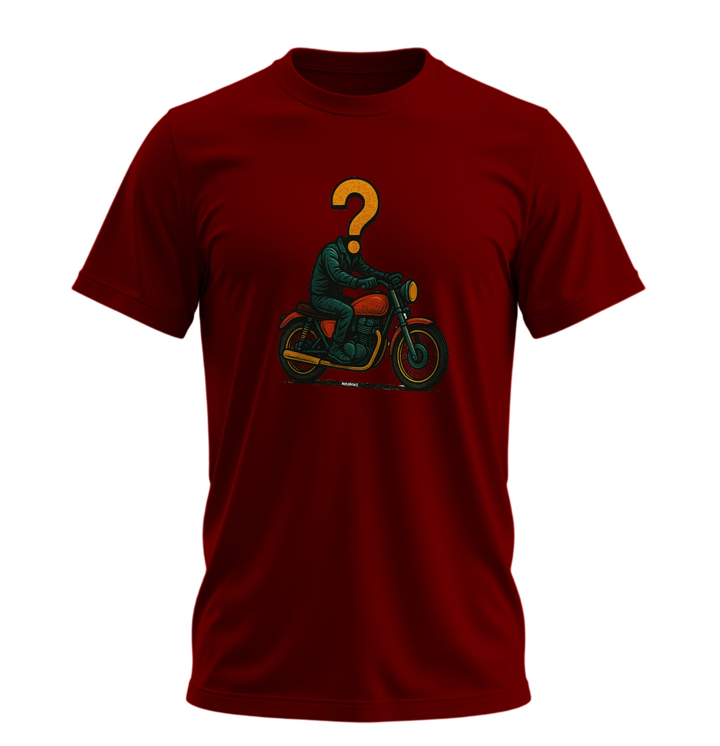 Düşünceli Motorcu Motosiklet - 10 Farklı Renk - Unisex Rahat Kalıp Baskılı Tişört - Moto Garage Collection