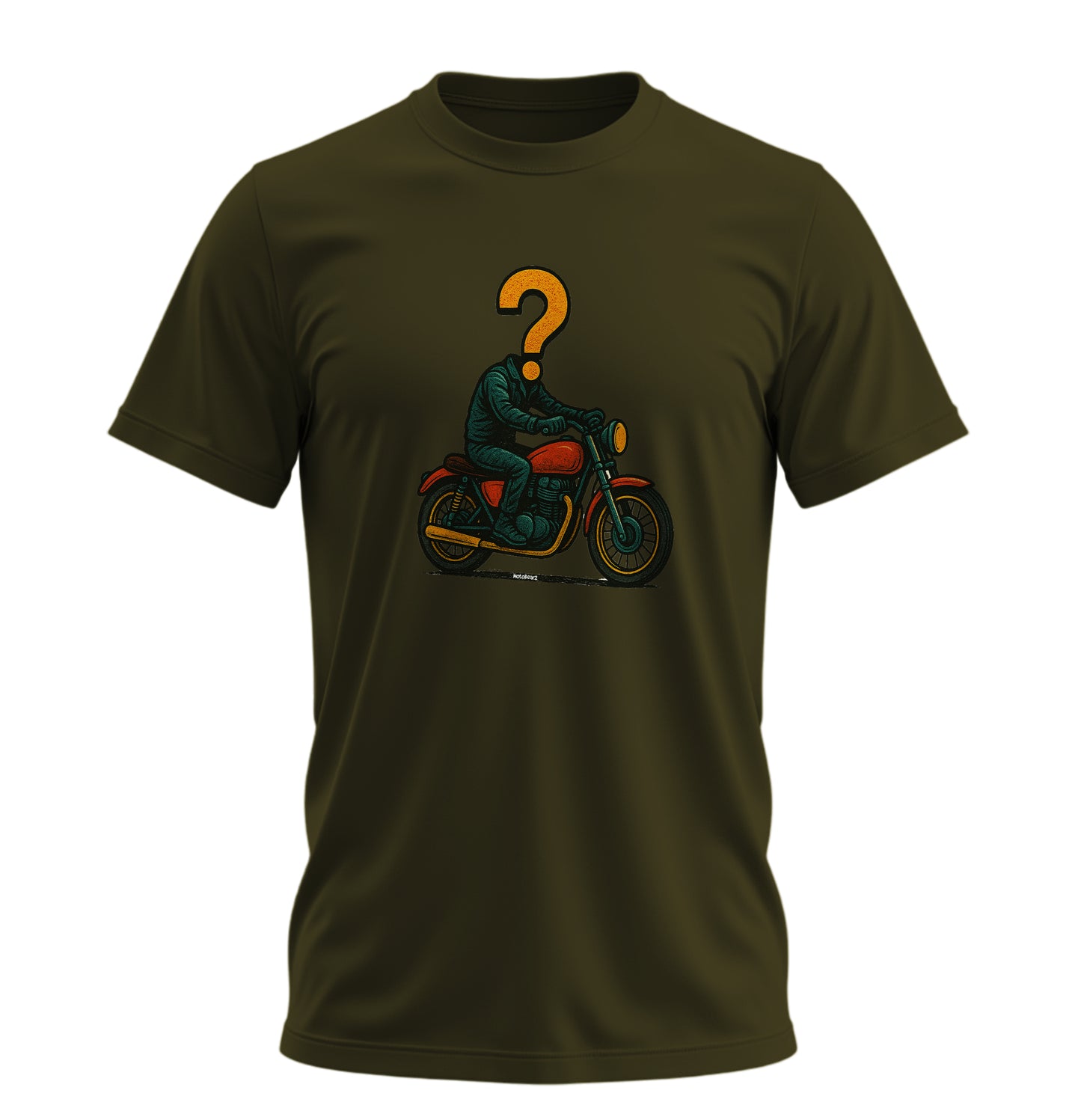 Düşünceli Motorcu Motosiklet - 10 Farklı Renk - Unisex Rahat Kalıp Baskılı Tişört - Moto Garage Collection