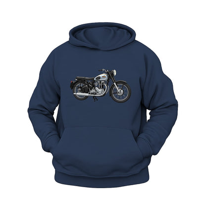 Nostaljik Motosiklet Hoodie – Şardonlu Kalın Unisex Motosiklet Kapüşonlu Sweatshirt - Hoodie Collection