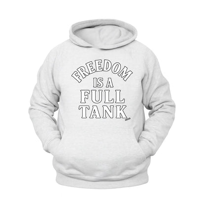 Freedom is Full Tank Hoodie – Şardonlu Kalın Unisex Motosiklet Kapüşonlu Sweatshirt - Hoodie Collection