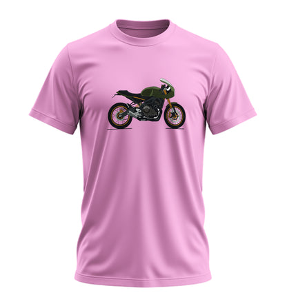Adventure Draw Motosiklet - 10 Farklı Renk - Unisex Rahat Kalıp Baskılı Tişört - Moto Garage Collection