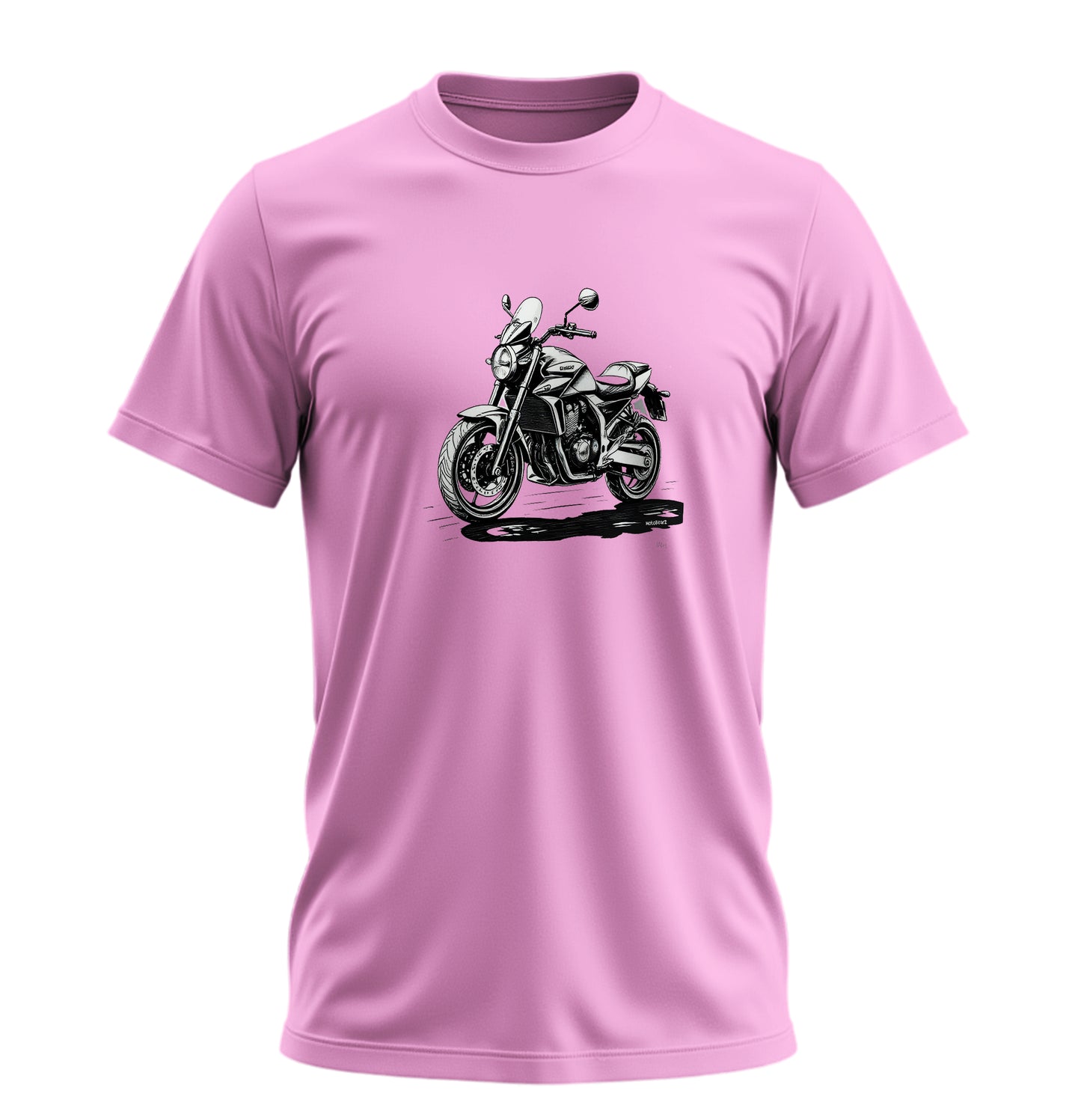 Black White Motosiklet - 10 Farklı Renk - Unisex Rahat Kalıp Baskılı Tişört - Moto Garage Collection