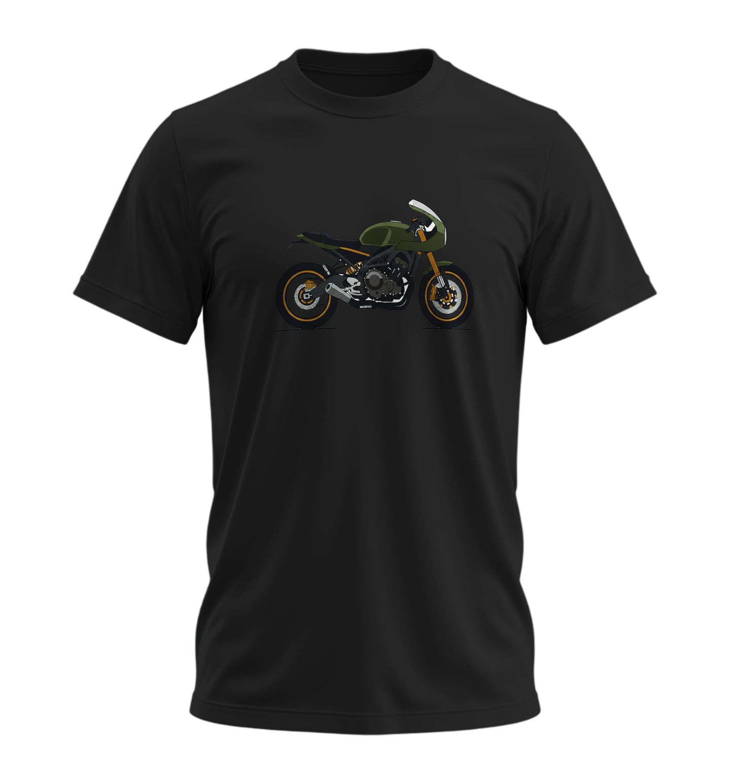 Adventure Draw Motosiklet - 10 Farklı Renk - Unisex Rahat Kalıp Baskılı Tişört - Moto Garage Collection