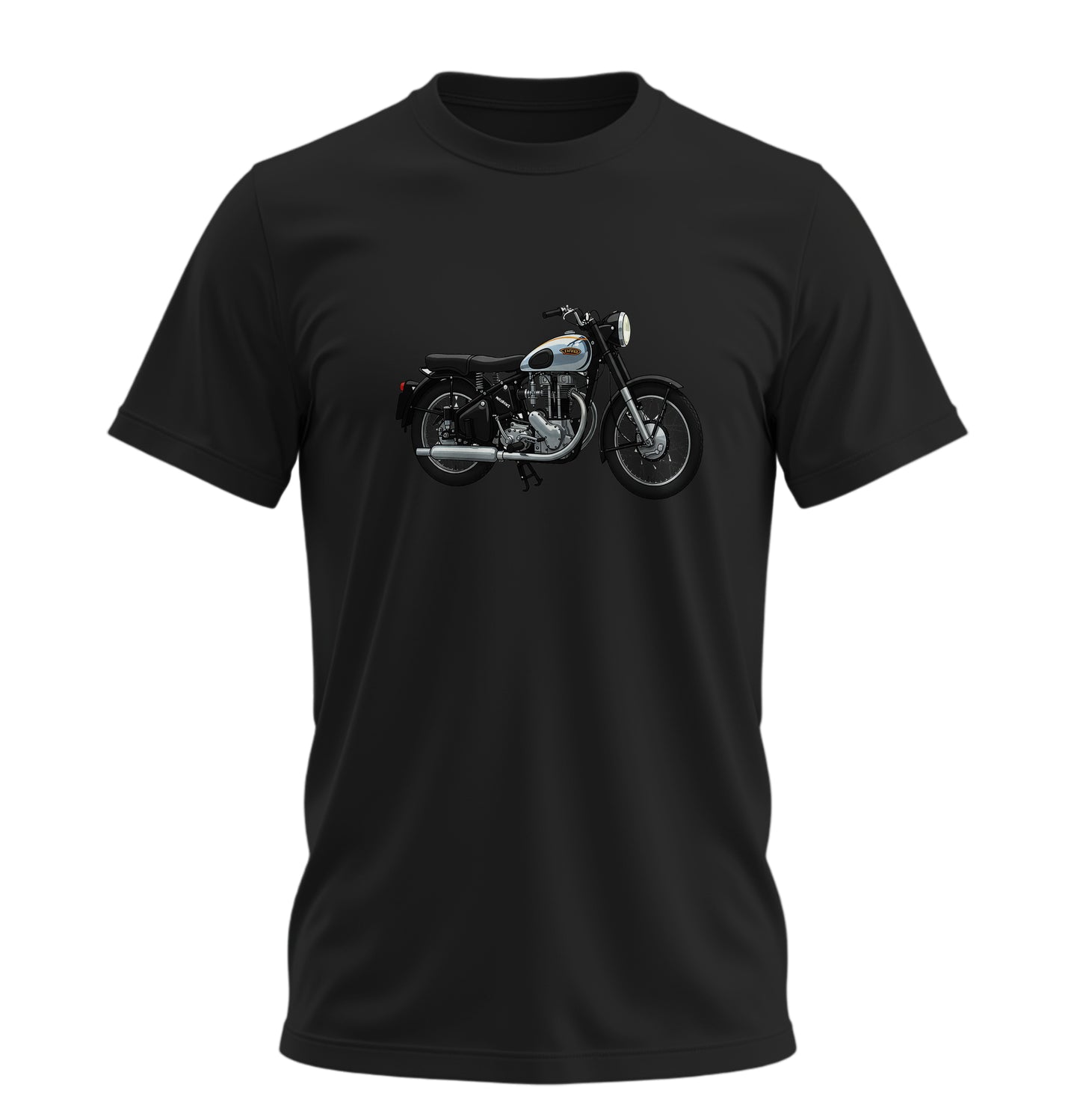 Rider Motosiklet - 10 Farklı Renk - Unisex Rahat Kalıp Baskılı Tişört - Moto Garage Collection
