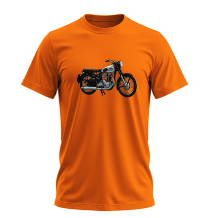 Rider Motosiklet - 10 Farklı Renk - Unisex Rahat Kalıp Baskılı Tişört - Moto Garage Collection