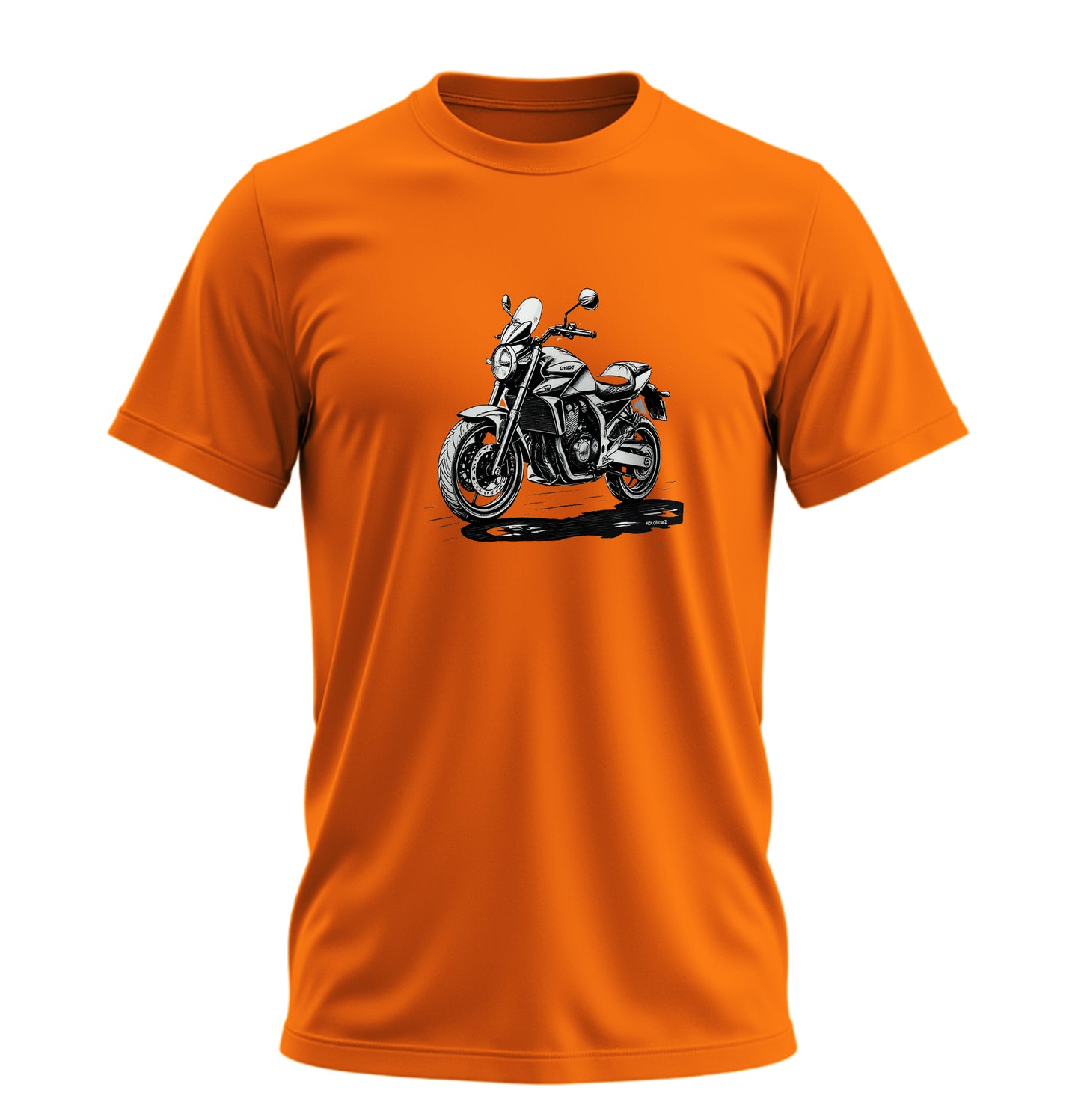 Black White Motosiklet - 10 Farklı Renk - Unisex Rahat Kalıp Baskılı Tişört - Moto Garage Collection